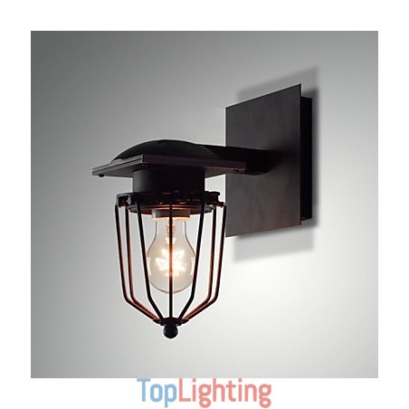 Retro Wrought Wall Lamps Single Head Antique Wall Lamp Reminisced Lamp Loft American Iron Vintage Small Cages Wall Lamp Retro Wrought Wall Lamps Single Head Antique Wall Lamp Reminisced Lamp Loft American Iron Vintage Small Cages Wall Lamp
