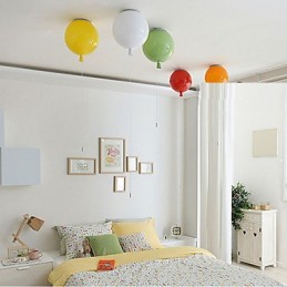 Flush Mount Modern Contemporary Globe Metal