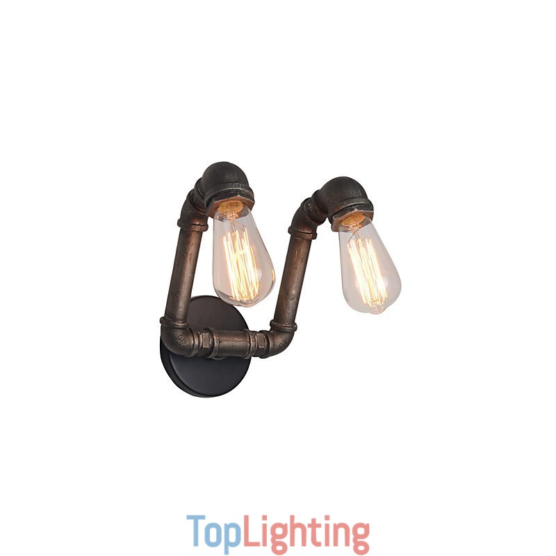 Retro Metal Wall Lamp For Coffee Shop