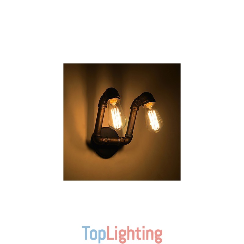 Retro Metal Wall Lamp For Coffee Shop