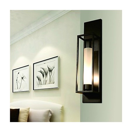 Wall Lights Wall Sconces Rustic Lodge Metal Dinning Room Bedroom Reading Room Metal+Glass Wall Lights Wall Sconces Rustic Lodge Metal Dinning Room Bedroom Reading Room Metal+Glass