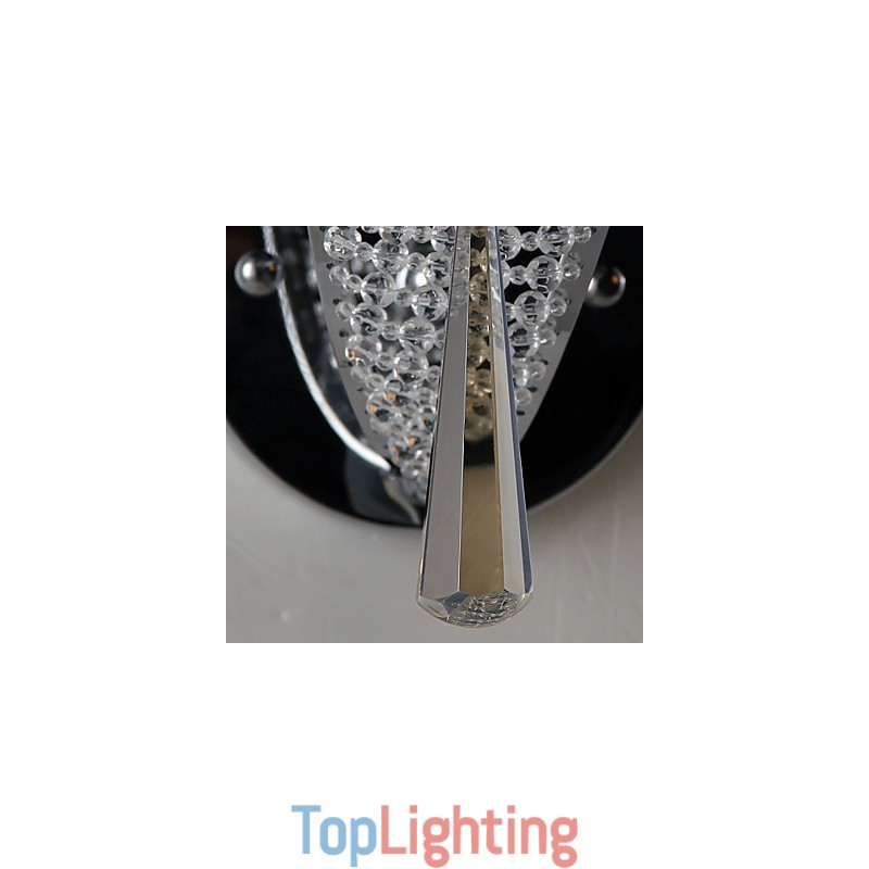 Crystal Wall Sconces Modern Contemporary Metal