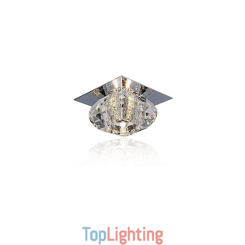 Modern Contemporary Crystal Mini Style Flush Mount