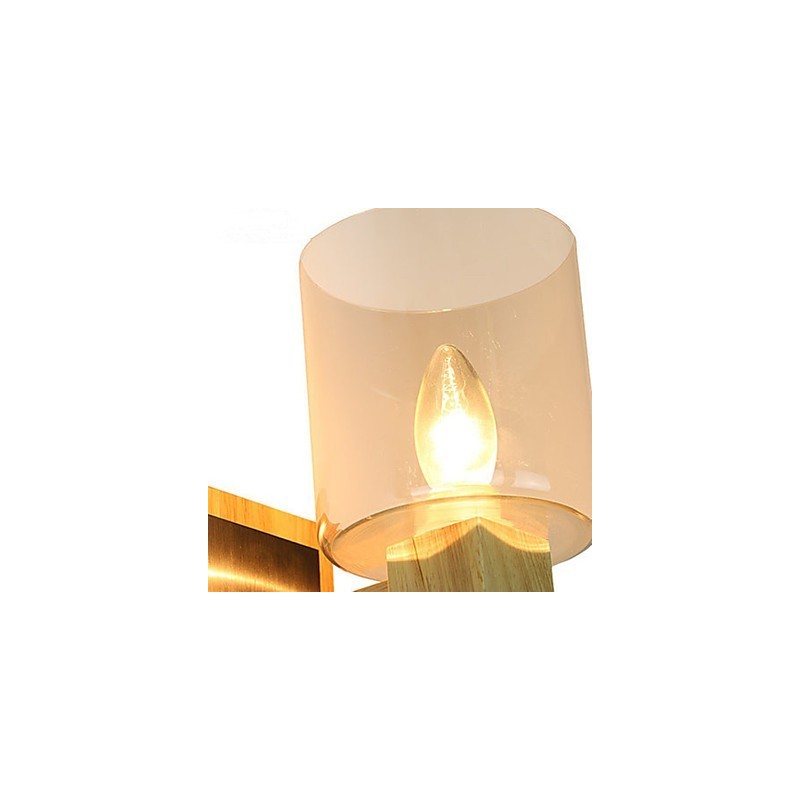Wall Sconces Mini Style Traditional Classic Wood Bamboo