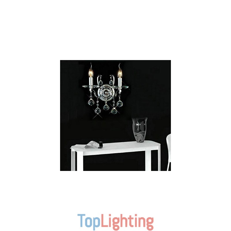 Crystal Wall Sconces Traditional Classic Metal