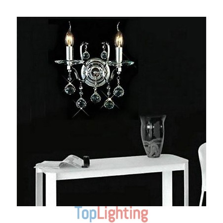 Crystal Wall Sconces Traditional Classic Metal Crystal Wall Sconces Traditional Classic Metal