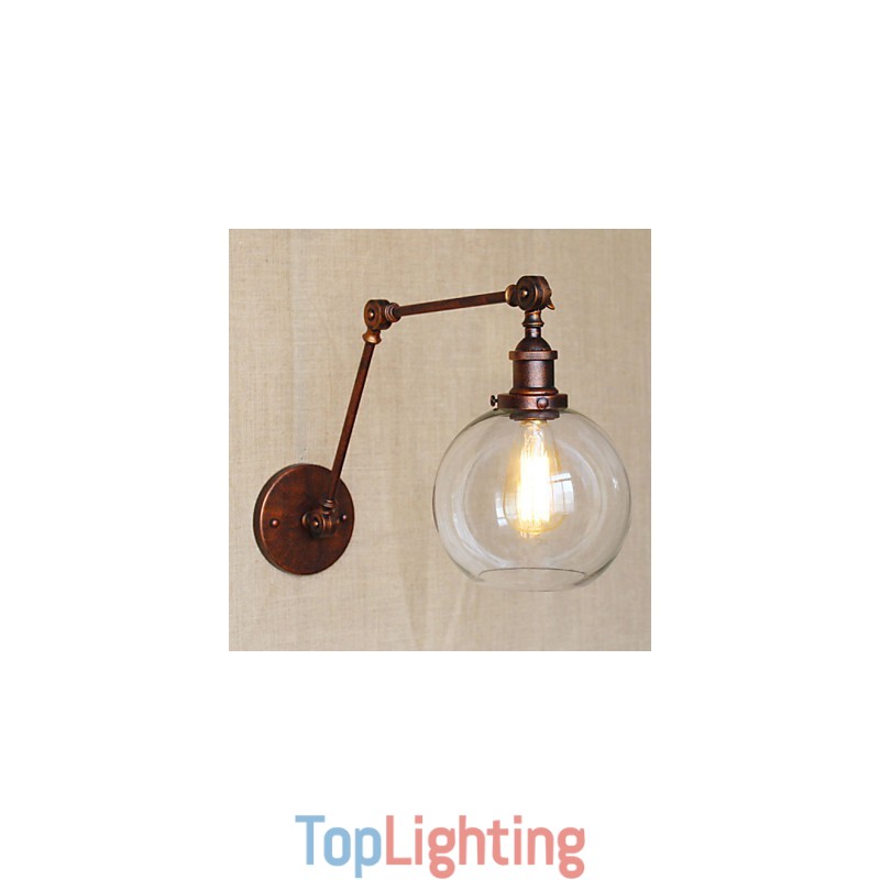 Wall Sconces Swing Lights Reading Wall Lights Crystal Mini Style Rustic Lodge Metal