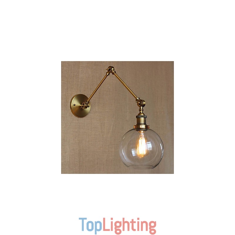 Wall Sconces Swing Lights Reading Wall Lights Crystal Mini Style Rustic Lodge Metal