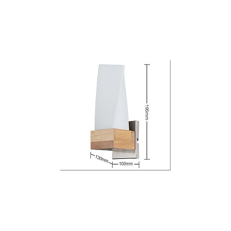 Wall Sconces Mini Style Traditional Classic Wood Bamboo