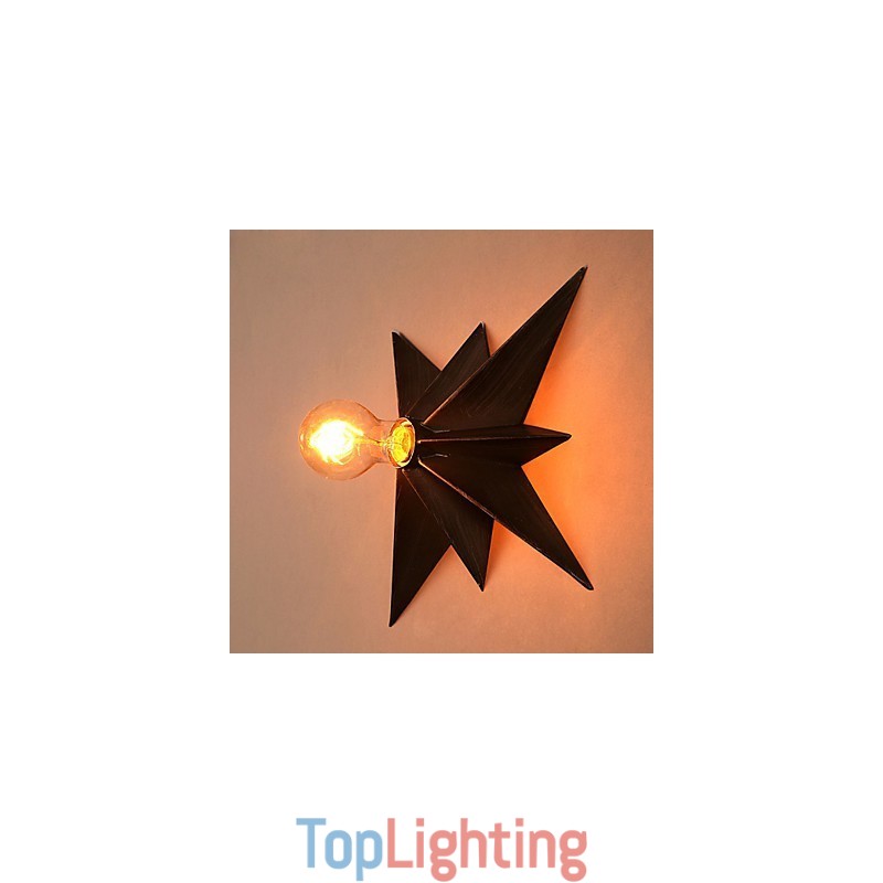 Brief Five Pointed Star Lighting Personalized Modern Wall Light Child Housing Lamps