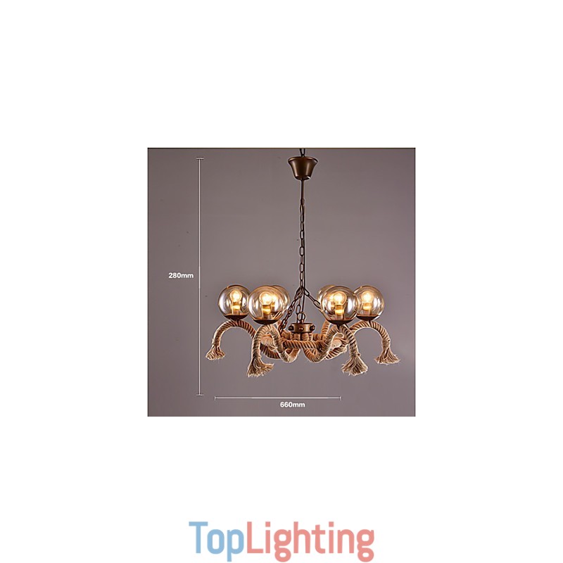 Chandelier Mini Style Vintage Metal
