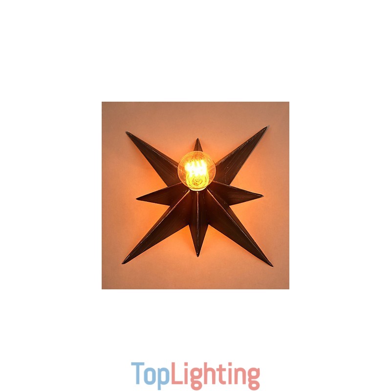 Brief Five Pointed Star Lighting Personalized Modern Wall Light Child Housing Lamps