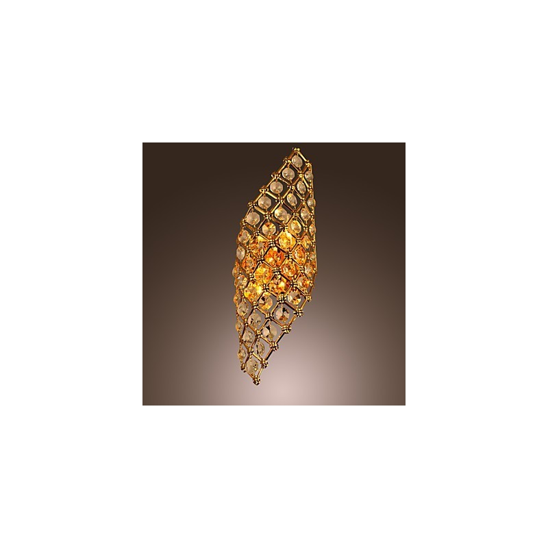 Artistic Crystal Wall Light with 2 Lights