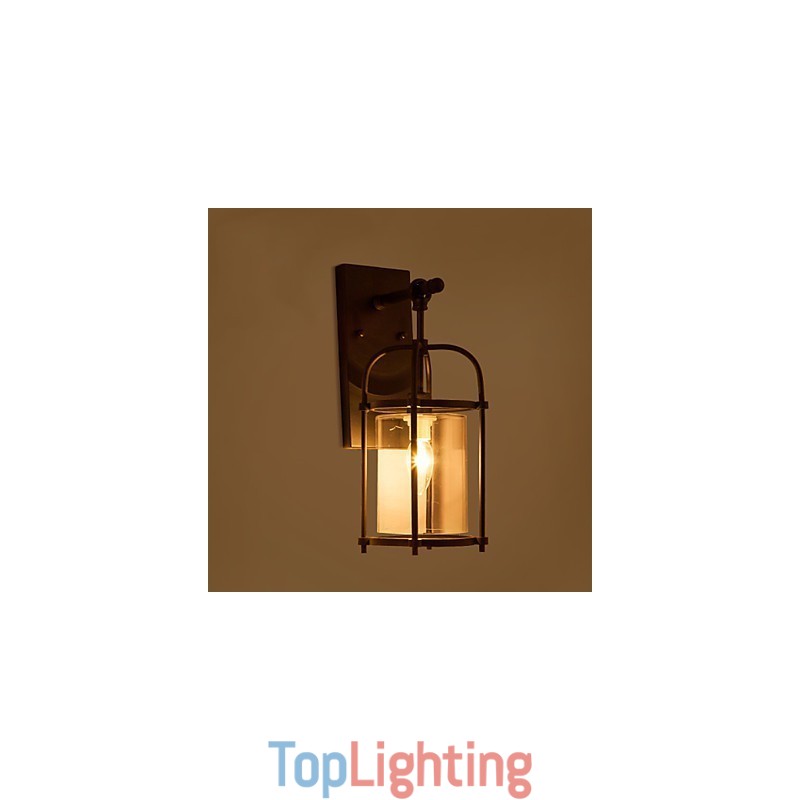 Creative Industrial Look Lamps North America Style Wall Lamps with Edison Flute Bulb Inside Bar Decoration Lights