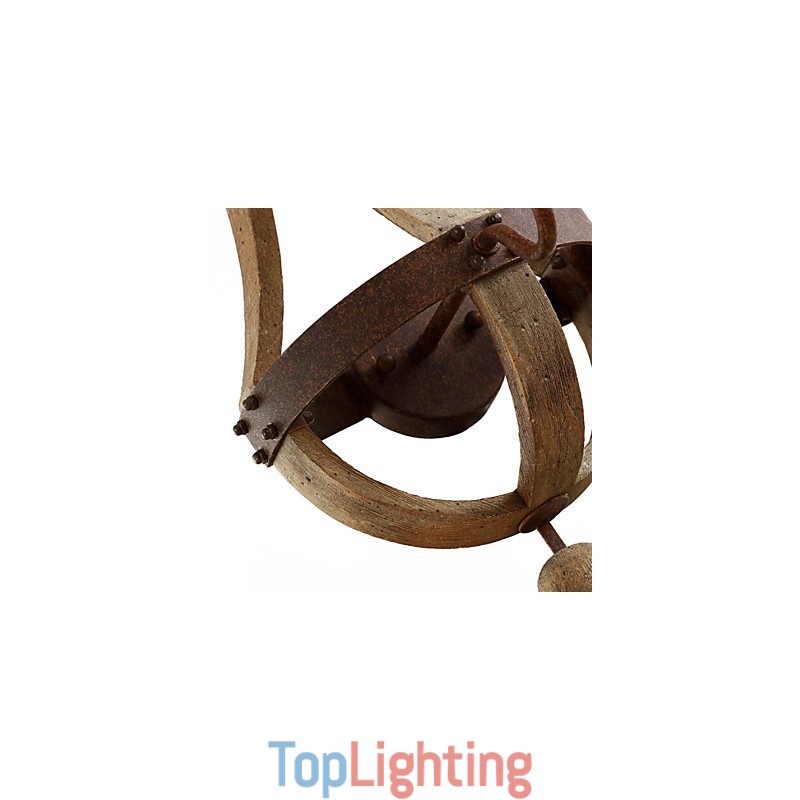 Mini Style Wall Sconces Rustic Lodge Wood Bamboo