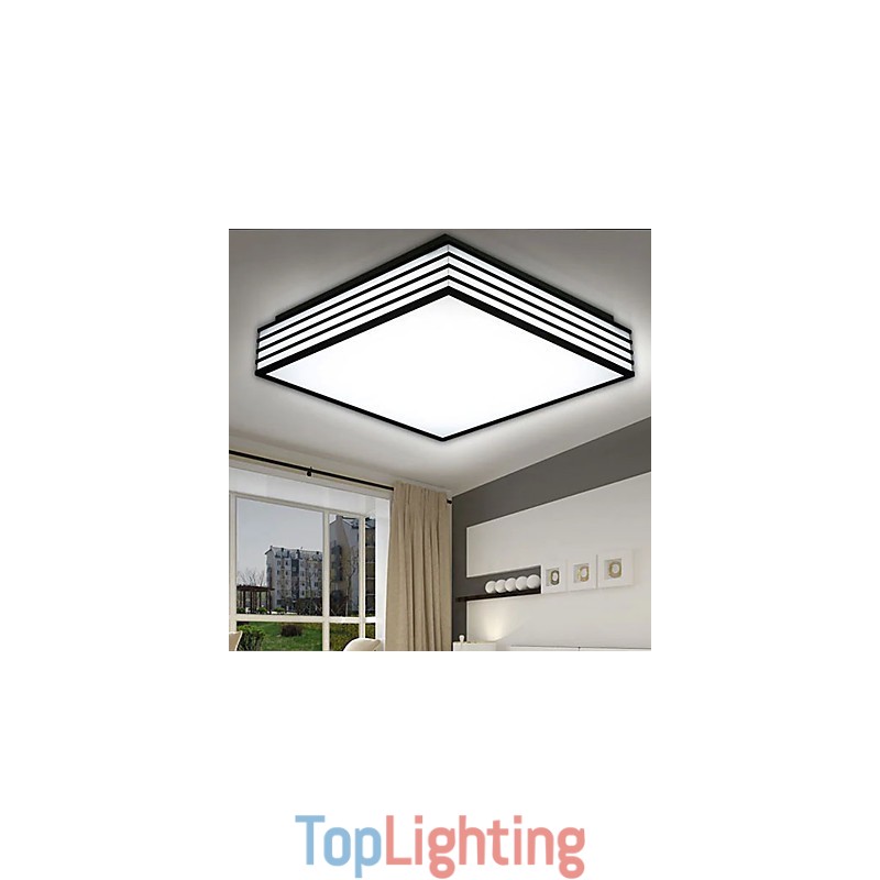 Contracted And Contemporary Black And Square Dome Light Light