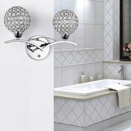 Wall Sconces Reading Wall Lights Crystal Mini Style Modern Contemporary Metal