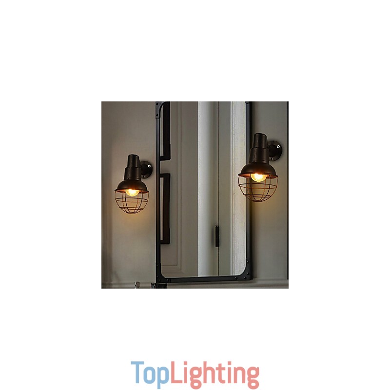 Mini Style Wall Sconces Rustic Lodge Metal