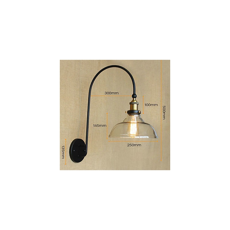 Wall Sconces Bathroom Lighting Outdoor Wall Lights Reading Wall Lights Traditional Classic Metal