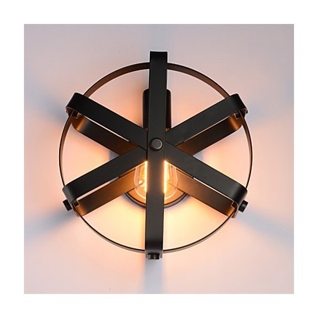 New Vintage Style Industrial Round Wall Sconce balcony Loft Entry Hallway Bedroom Wall Lamp New Vintage Style Industrial Round Wall Sconce balcony Loft Entry Hallway Bedroom Wall Lamp