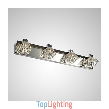 Crystal Wall Sconces Modern Contemporary G4 Metal