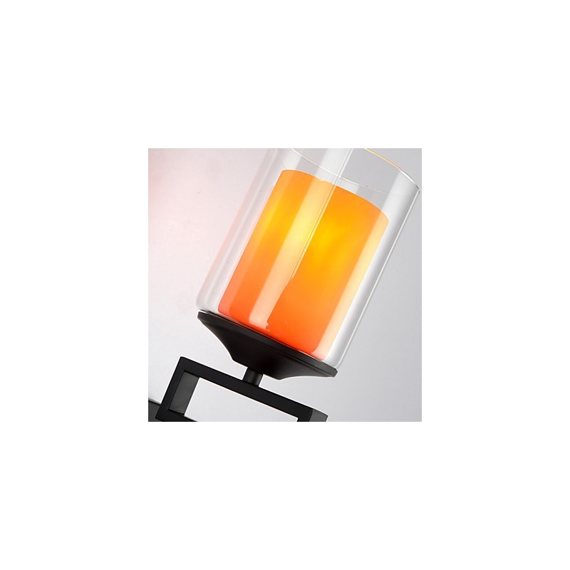 Retro Glass Simple Single Head Wall Lamp Light Wall Sconces Crystal Modern Contemporary Metal