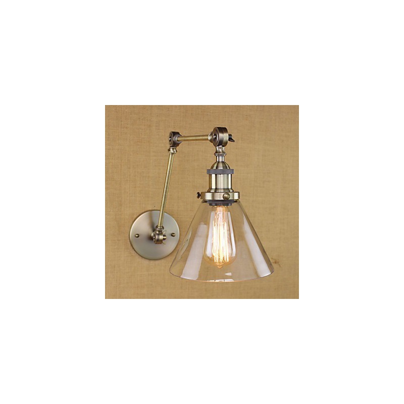 Mediterranean Village Green Bronze Color Complex Decorative Wall Sconce