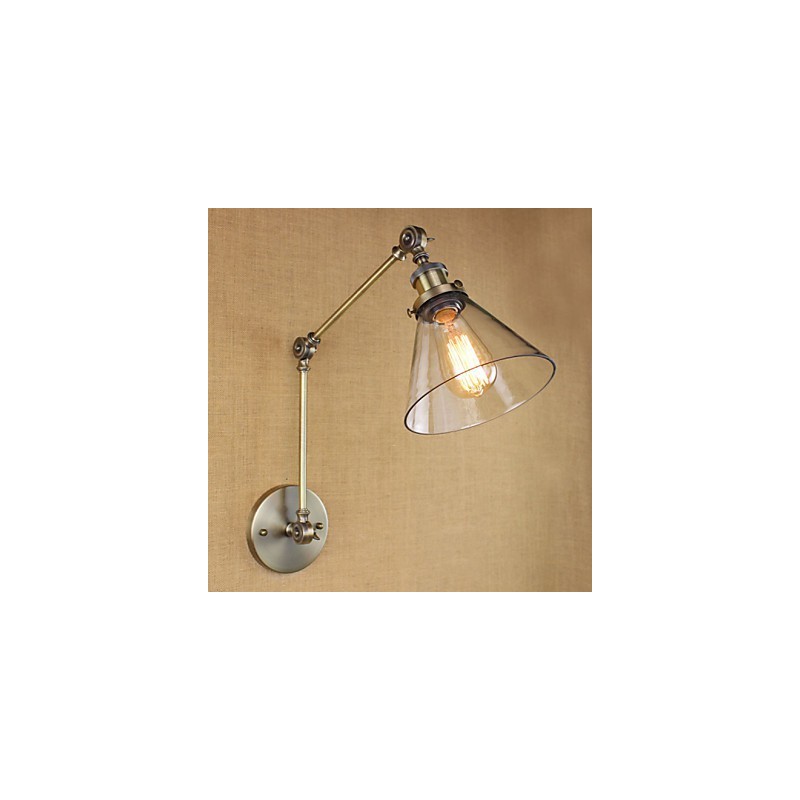 Mediterranean Village Green Bronze Color Complex Decorative Wall Sconce
