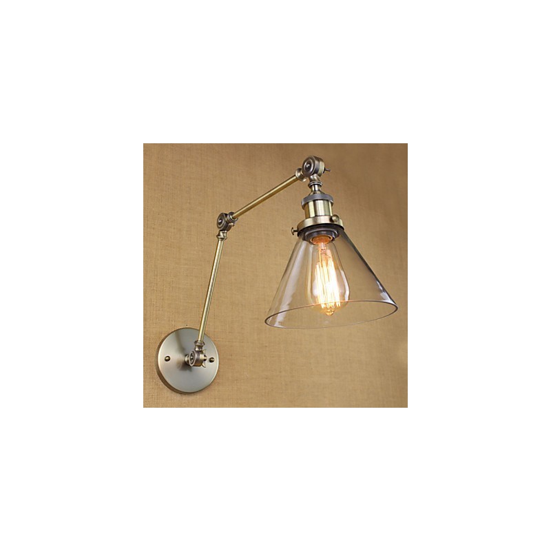 Mediterranean Village Green Bronze Color Complex Decorative Wall Sconce