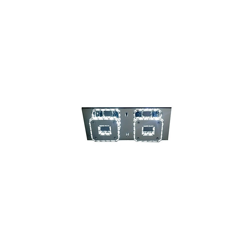 Modern Contemporary Electroplated Metal Flush Mount