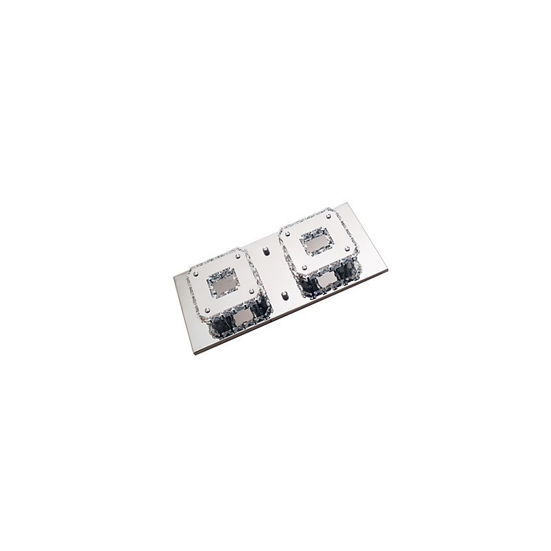 Modern Contemporary Electroplated Metal Flush Mount