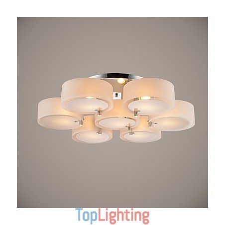 Flush Mount Modern Contemporary 7 Lights Ceiling Light Metal Flush Mount Modern Contemporary 7 Lights Ceiling Light Metal