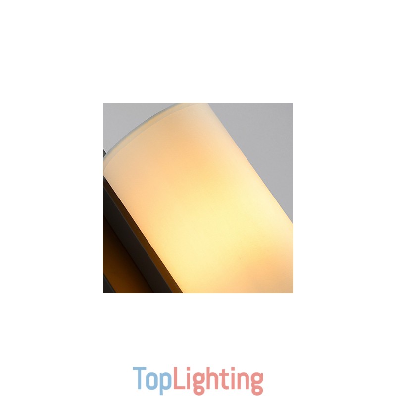 Modern American Style Antique Lamp Living Room Bedroom Hotel Rooms White Cloth Wall Lamp