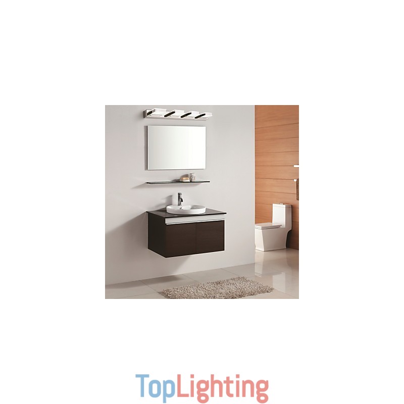 Square Mirror Lamp Stainless Steel And Acrylic