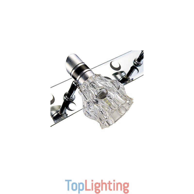 New Arrived Wash Wall Lighting Single Color White Lamp For Mirror Front Hardware Metal Plate Bathroom Wall Light