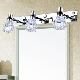 New Arrived Wash Wall Lighting Single Color White Lamp For Mirror Front Hardware Metal Plate Bathroom Wall Light