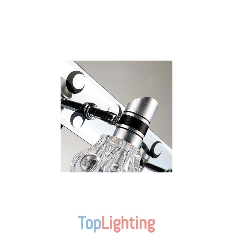 New Arrived Wash Wall Lighting Single Color White Lamp For Mirror Front Hardware Metal Plate Bathroom Wall Light