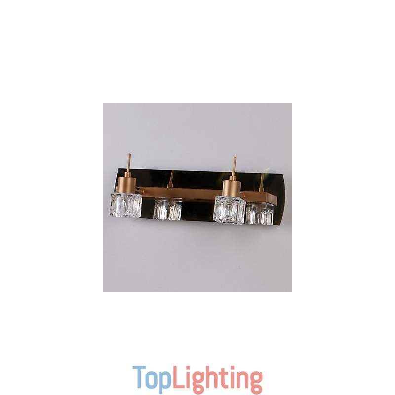 Crystal Bathroom Lighting Modern Contemporary G4 Metal