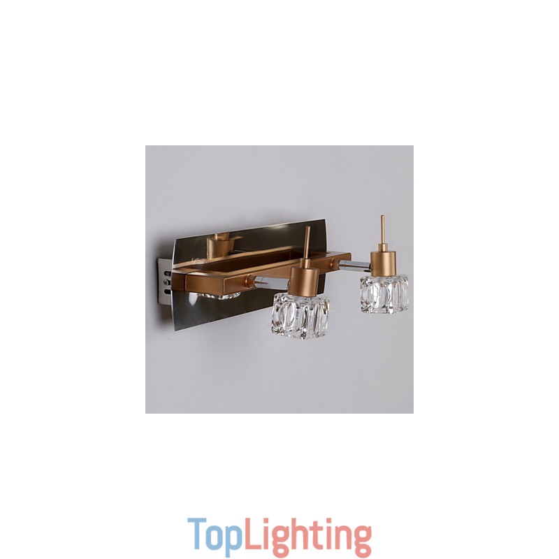 Crystal Bathroom Lighting Modern Contemporary G4 Metal