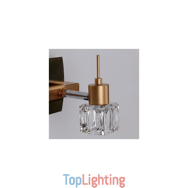 Crystal Bathroom Lighting Modern Contemporary G4 Metal