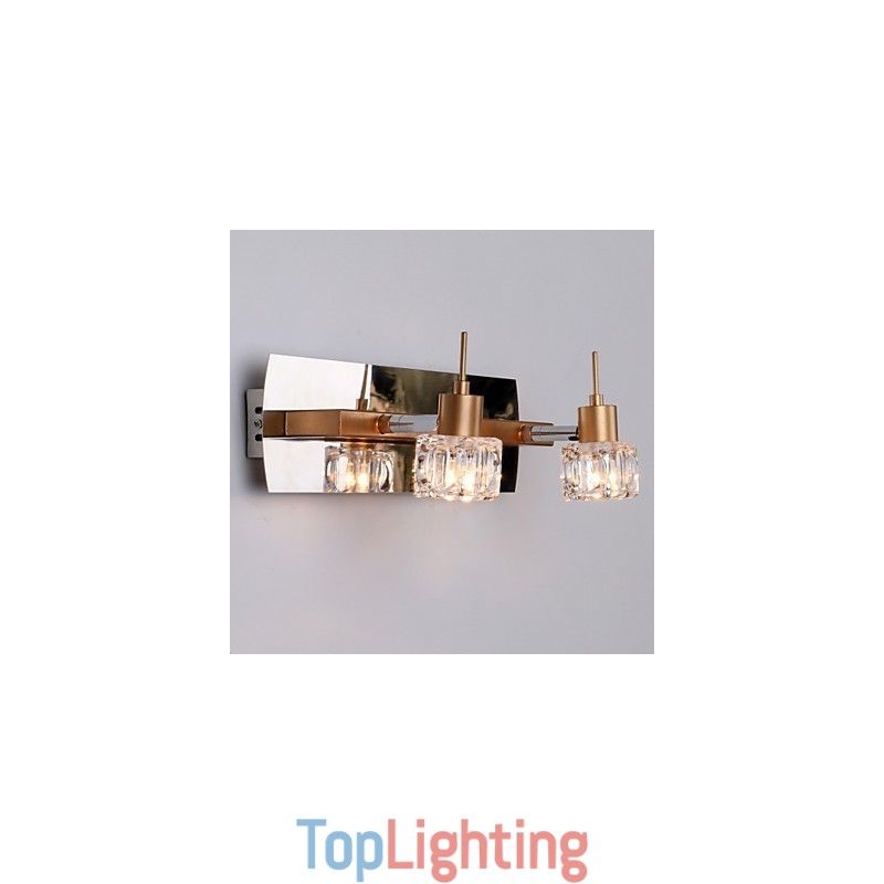 Crystal Bathroom Lighting Modern Contemporary G4 Metal