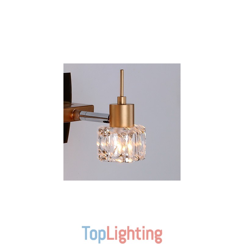 Crystal Bathroom Lighting Modern Contemporary G4 Metal
