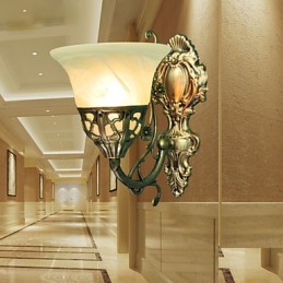 European Wall Lamps Metal Material Plating Bronze Lighting With Bedside Living Room Front Mirror Balcony Lamp