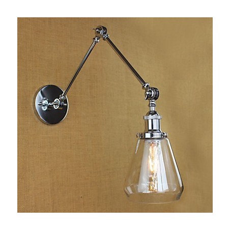 Chrome Glass Telescopic Retro Wall Lamp Chrome Glass Telescopic Retro Wall Lamp