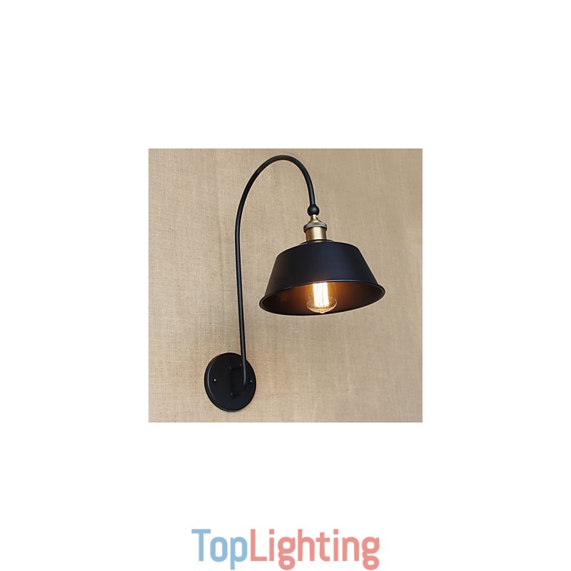 American Country LOFT Industrial Machinery Light Wind Retro Villa Nostalgic Dining Room Iron Decorative Wall Lamp