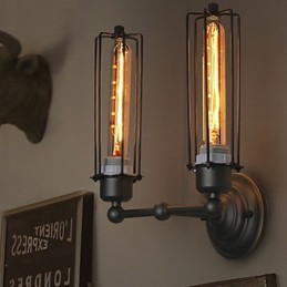 Loft American Country Retro Iron Wall Lamp Art Industry Lights