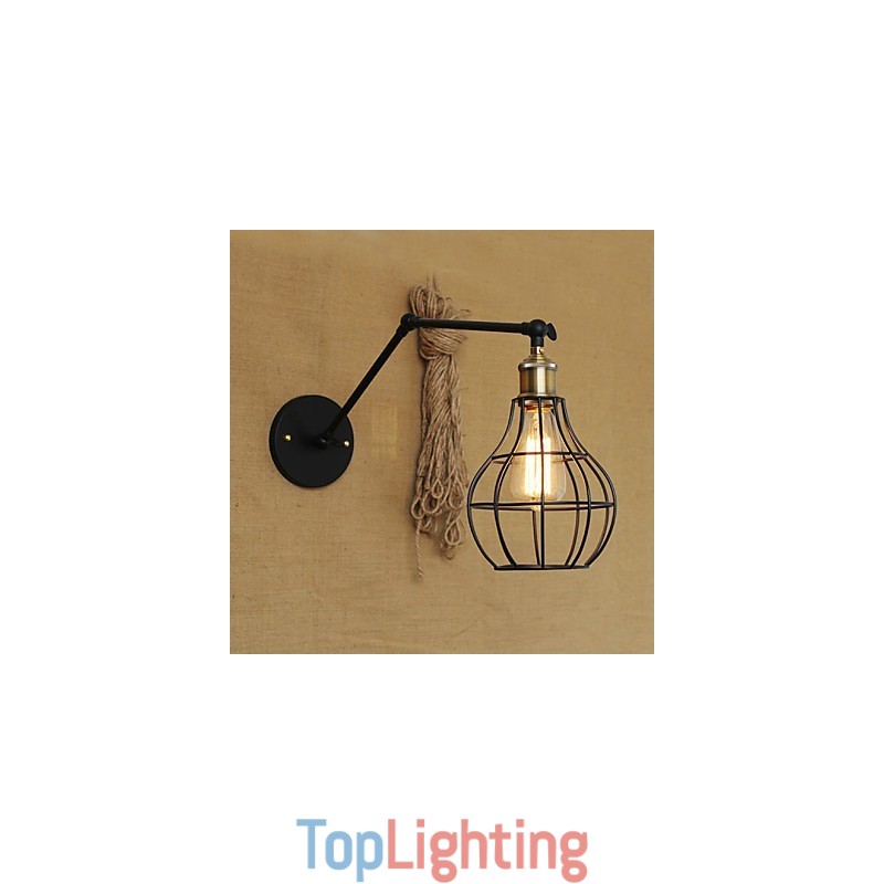 Wall Sconces Swing Lights Reading Wall Lights Mini Style Rustic Lodge Metal