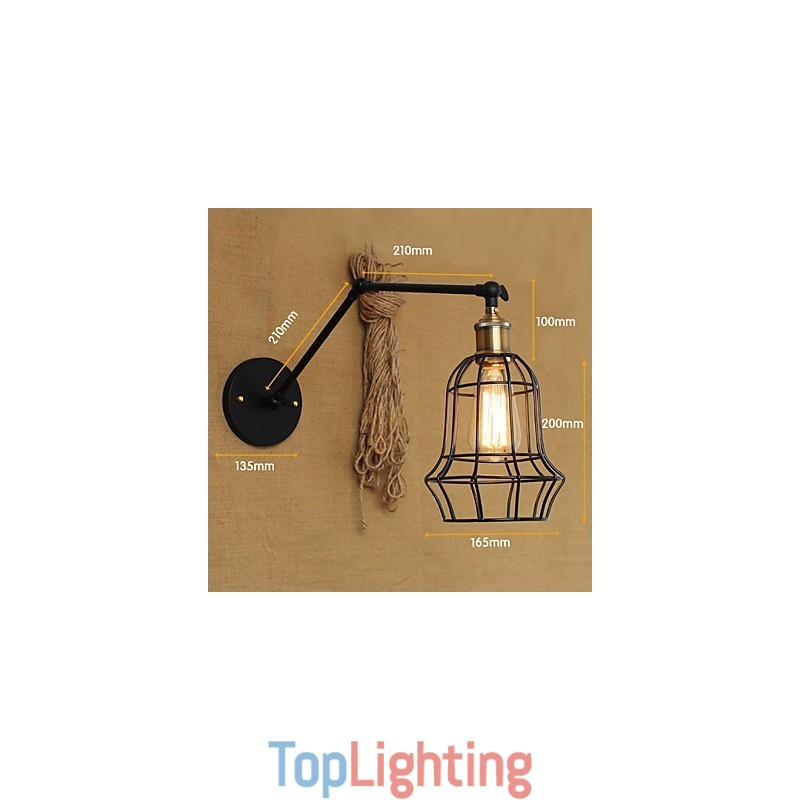 Wall Sconces Swing Lights Reading Wall Lights Mini Style Rustic Lodge Metal