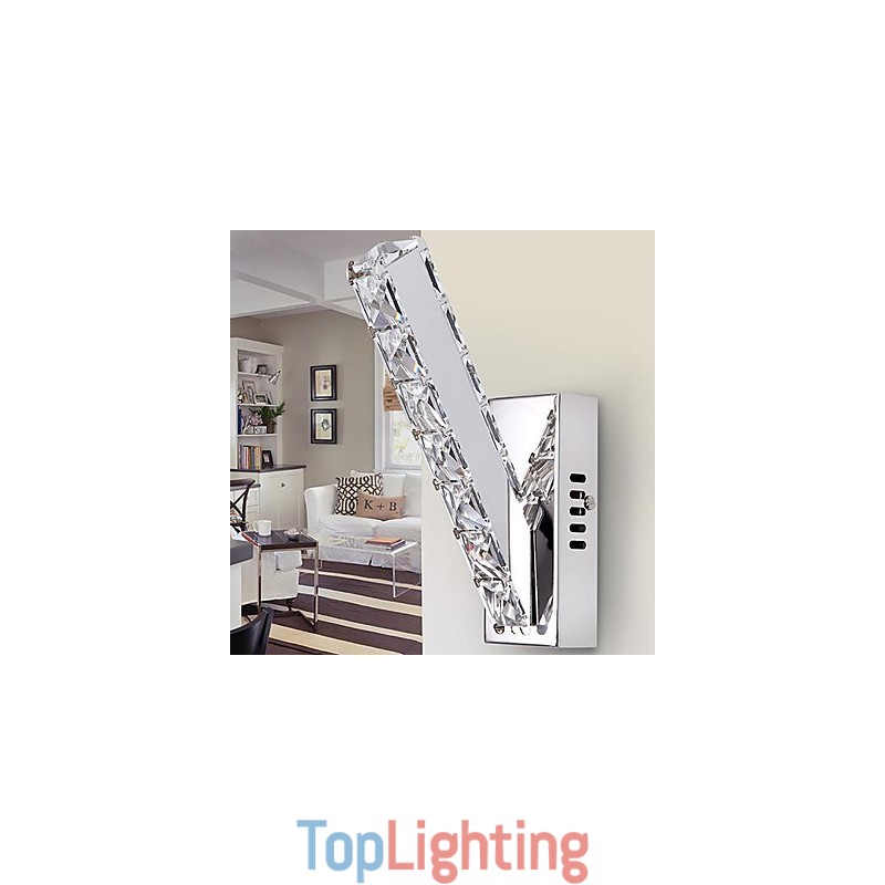 Crystal Wall Sconces Modern Contemporary Metal