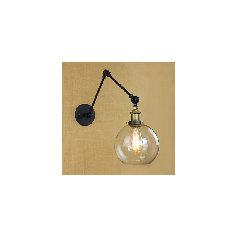 The Long Arm Of The Glass Wall Iron Industrial Creative Telescopic Bedroom Retro Nostalgic Restaurant Foldable Aisle